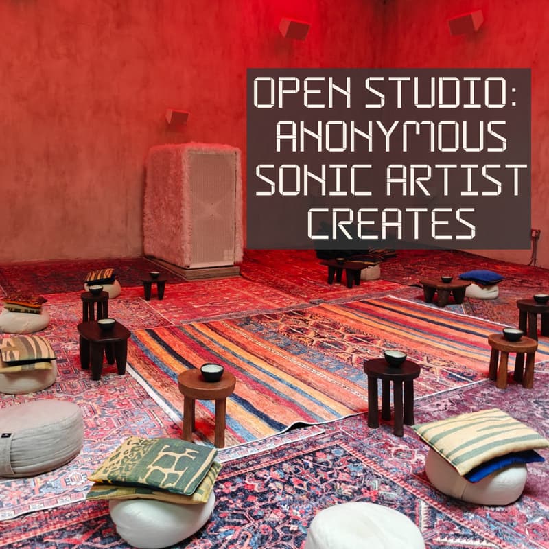 Cover Image for Anonymous Sonic Artist Creates - Open Studio
