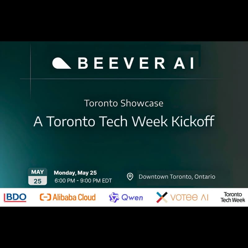 Cover Image for Beever AI Toronto Showcase: A Toronto Tech Week Kickoff