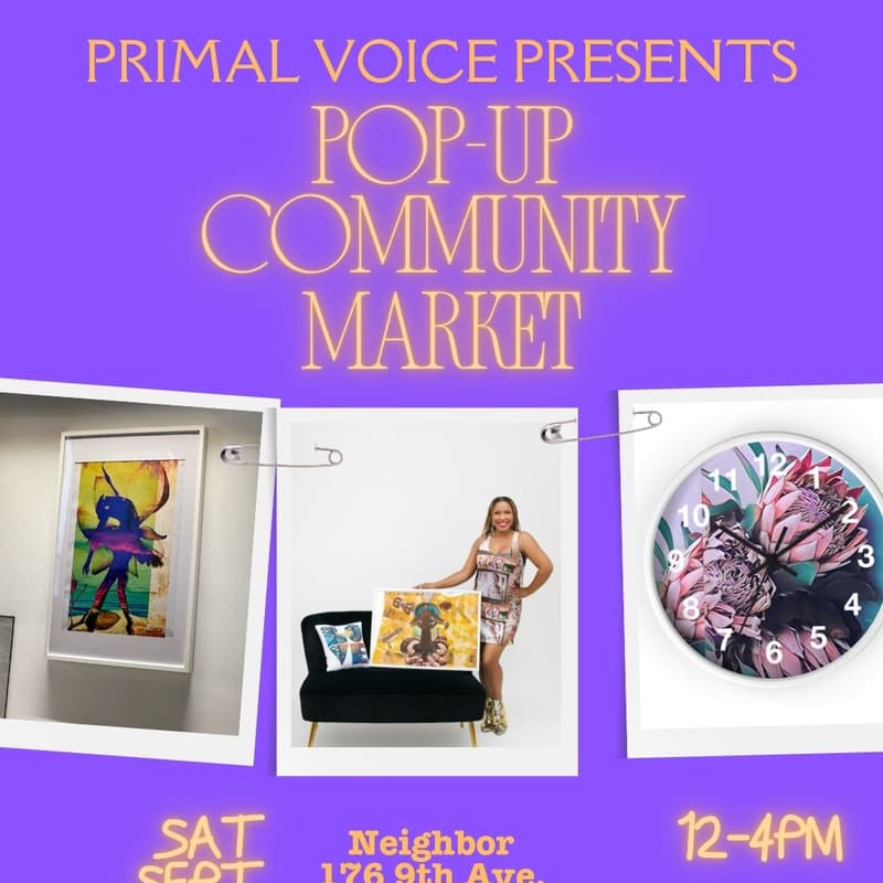 Cover Image for Primal Voice Pop-Up Community Market