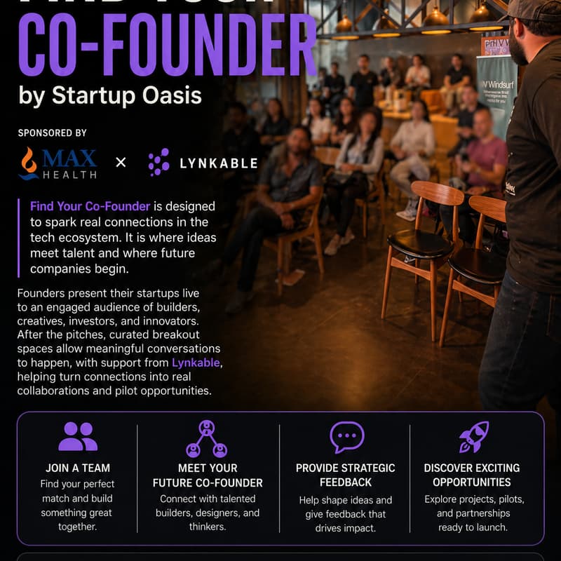 Cover Image for Find your Co-Founder! - Open Registration