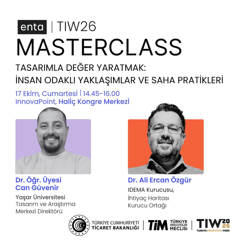 Cover Image for Tasarımla Değer Yaratmak: İnsan Odaklı Yaklaşımlar ve Saha Pratikleri
