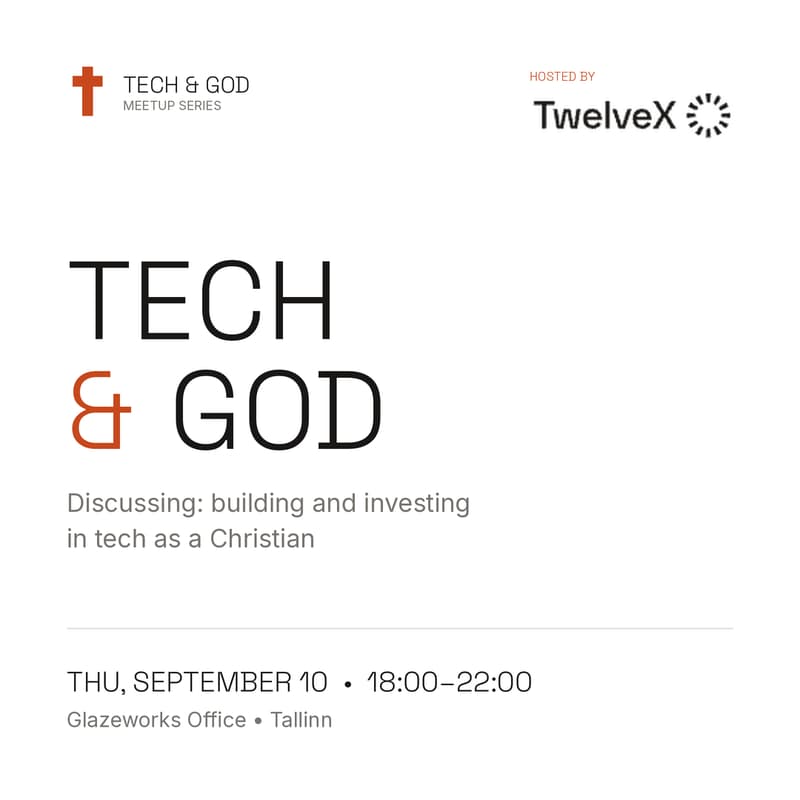Cover Image for TECH & GOD Meetup - September