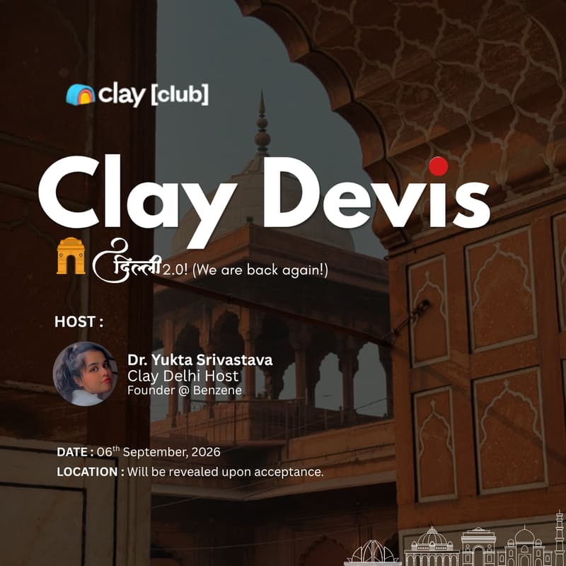 Cover Image for Clay Devis in Delhi: Marketing MeetUp For Women
