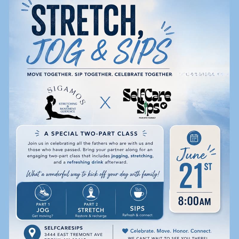 Cover Image for Stretch, Jog & Sip