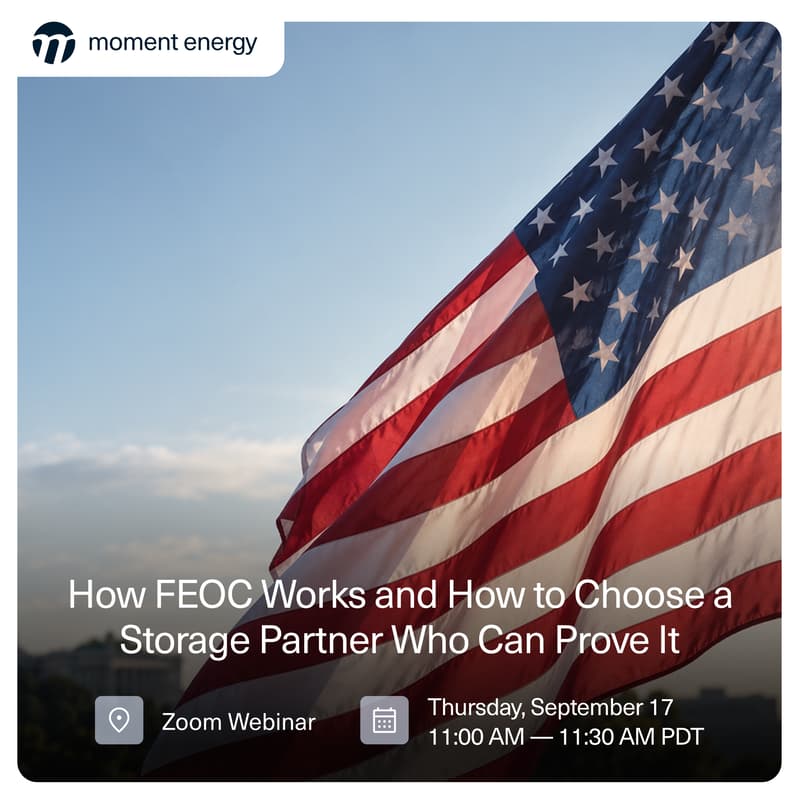 Cover Image for How FEOC Works and How to Choose a Storage Partner Who Can Prove It