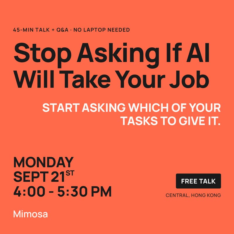 Cover Image for Stop Asking If AI Will Take Your Job