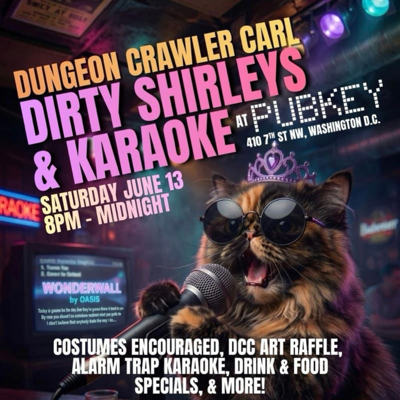 Cover Image for Dungeon Crawler Carl Dirty Shirleys & Karaoke | Pubkey DC