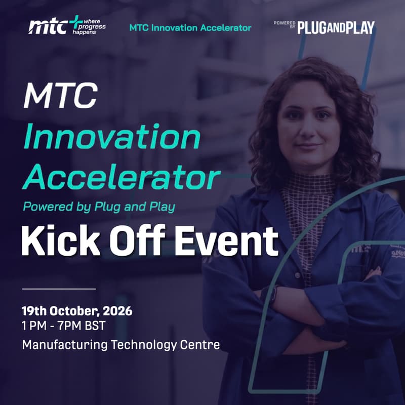 Cover Image for MTC Innovation Accelerator powered by Plug and Play: Kick Off Event