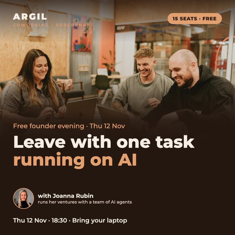 Cover Image for Hand it to AI · Founder Evening at Argil