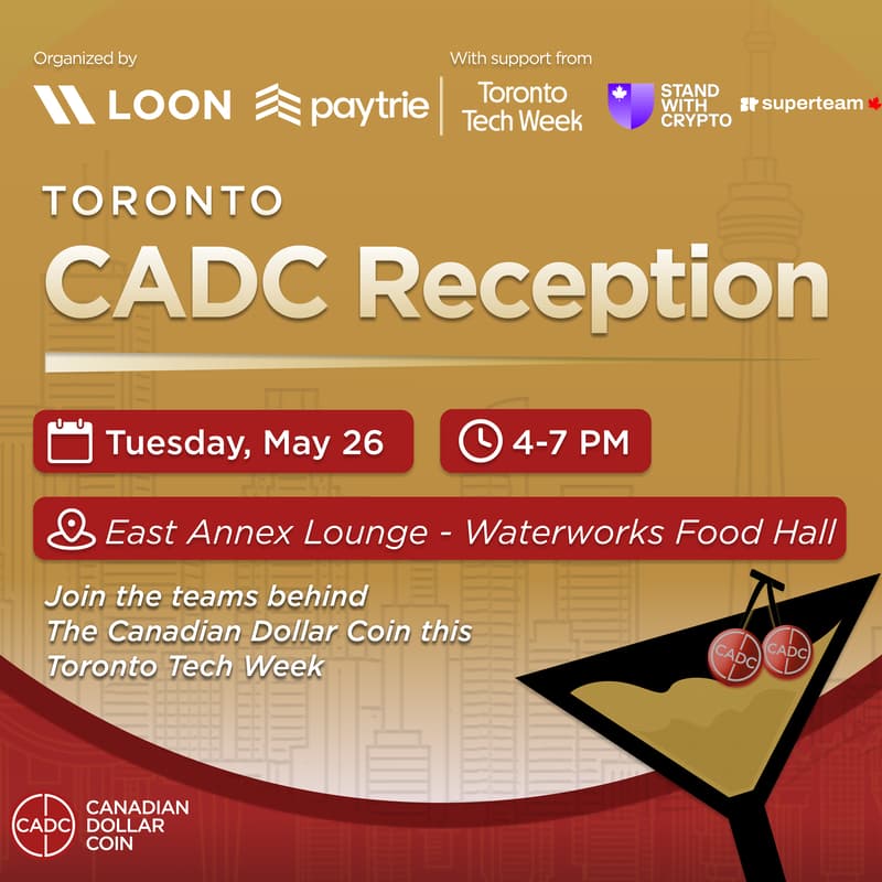 Cover Image for CADC Reception \\ Building Canada's Stablecoin