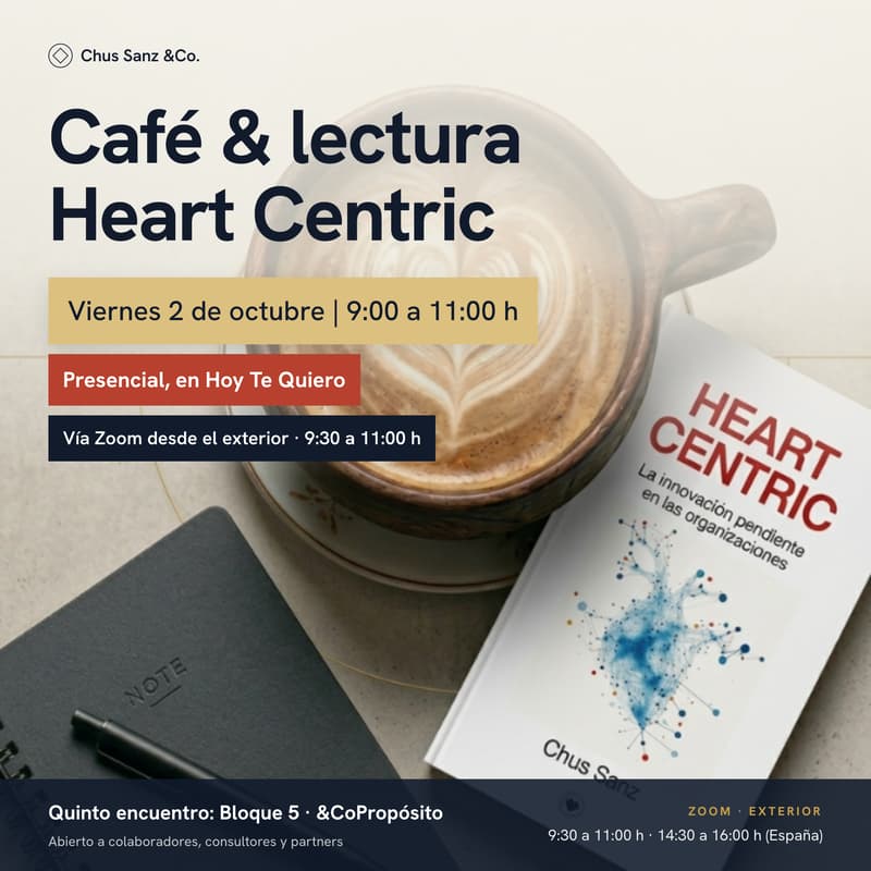 Cover Image for Café Heart Centric presencial