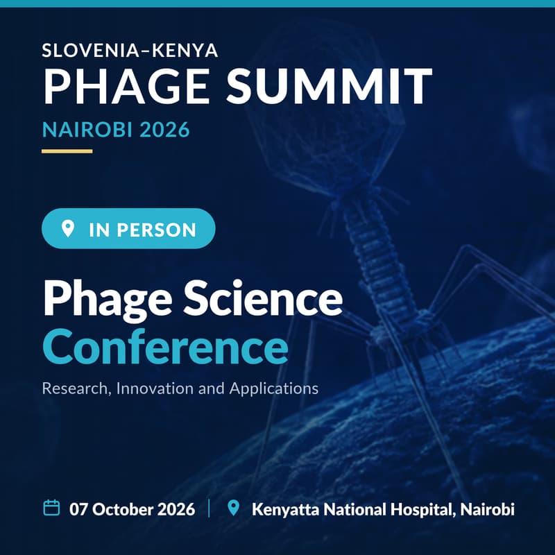 Cover Image for Phage Science Conference | In-Person | Wednesday, 7.10. | Kenyatta National Hospital, Nairobi