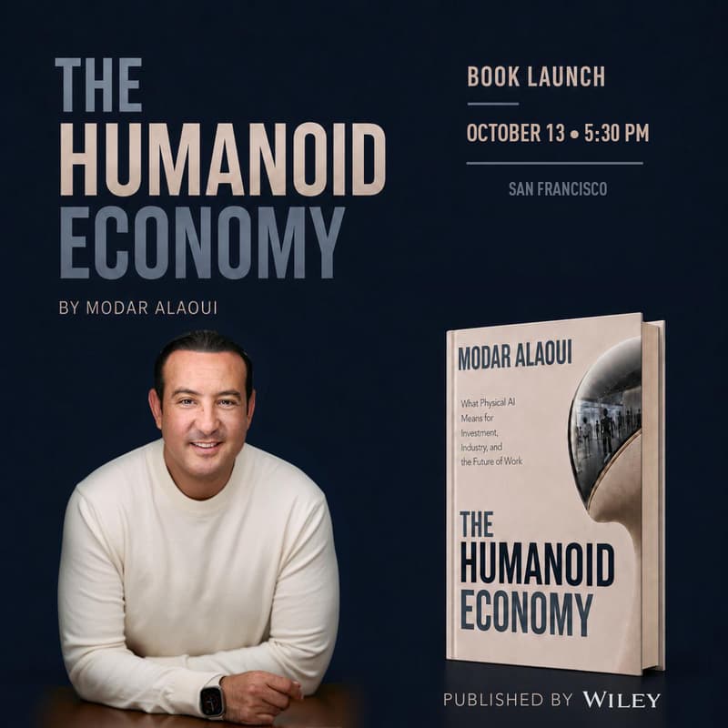 Cover Image for The Humanoid Economy Book Launch, Fireside Chat, and Signing