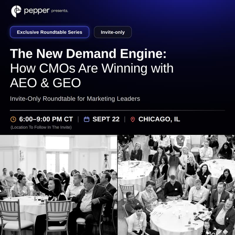 Cover Image for The New Demand Engine: How CMOs Are Winning with AEO & GEO | Invite Only Roundtable For Marketing Leaders