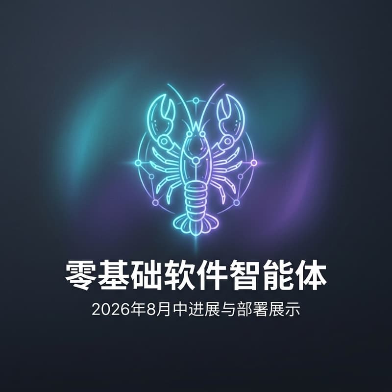 Cover Image for 零基础软件智能体：2026年8月中进展与部署展示