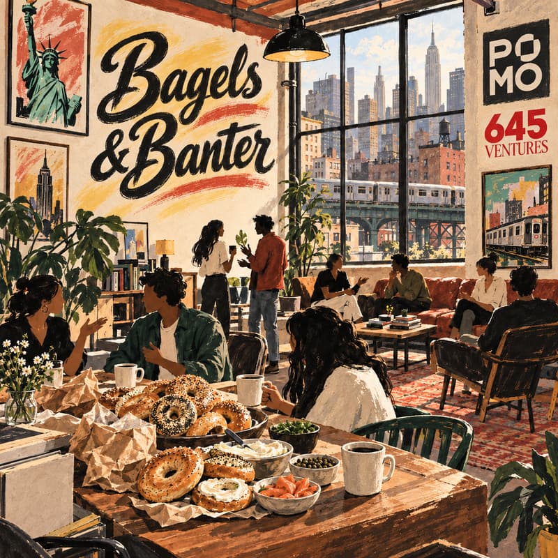 Cover Image for Bagels and Banter - Pomo x 645 Ventures