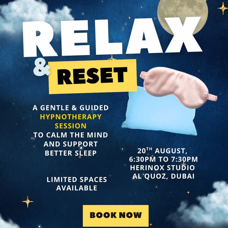 Cover Image for Relax & Reset: A Gentle & Guided Hypnotherapy Session