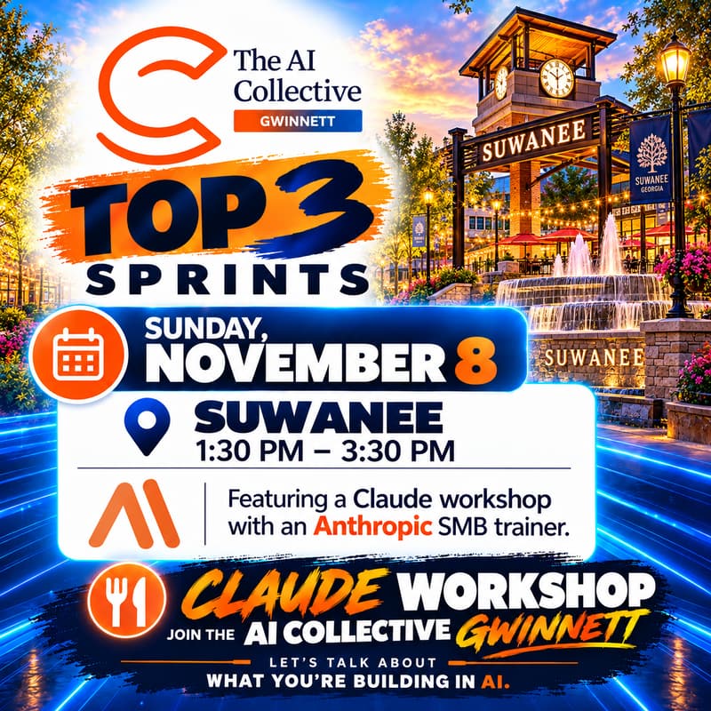 Cover Image for Suwanee - Claude SMB Trainer Workshop (w/ The AI Collective)