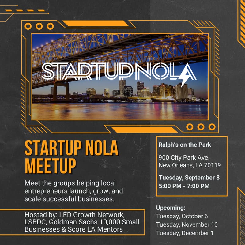 Cover Image for StartupNOLA Now: September Meetup