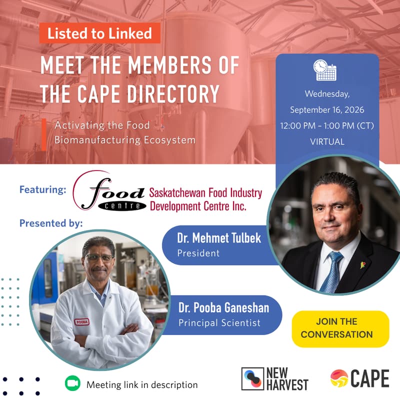 Cover Image for Listed to Linked - Meet the Members of the CAPE Directory: Saskatchewan Food Industry Development Centre