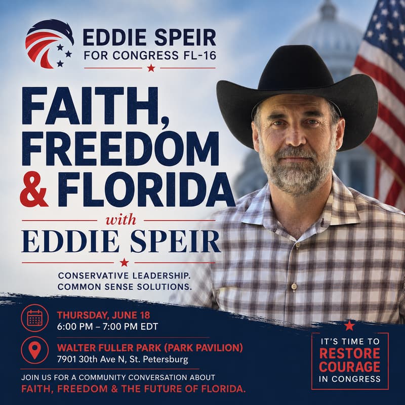 Cover Image for Faith, Freedom & Florida with Eddie Speir