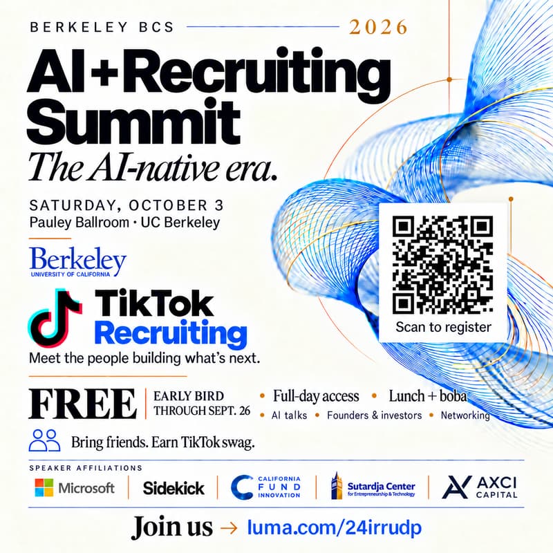 Cover Image for Berkeley BCS 2026 AI + Recruiting Summit