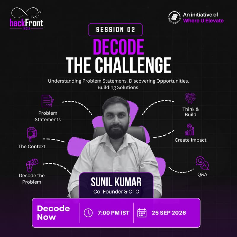 Cover Image for Session 02: Decode the Challenge