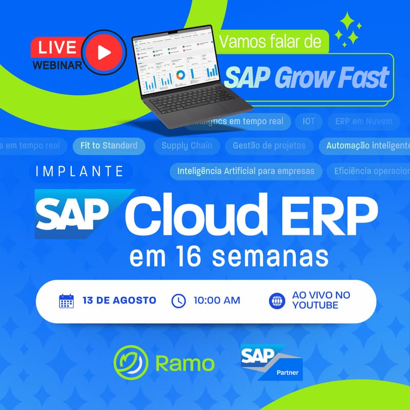 Cover Image for SAP Cloud ERP em 16 Semanas | Descubra o SAP Grow Fast