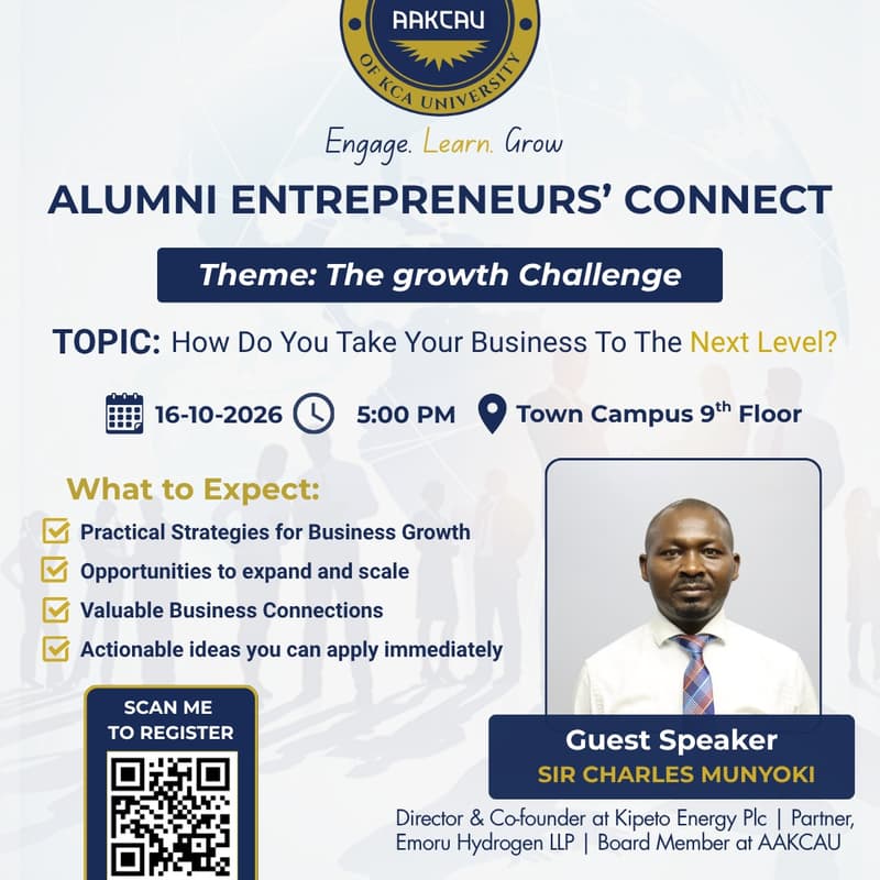 Cover Image for KCAU Alumni Entrepreneurs' Connect