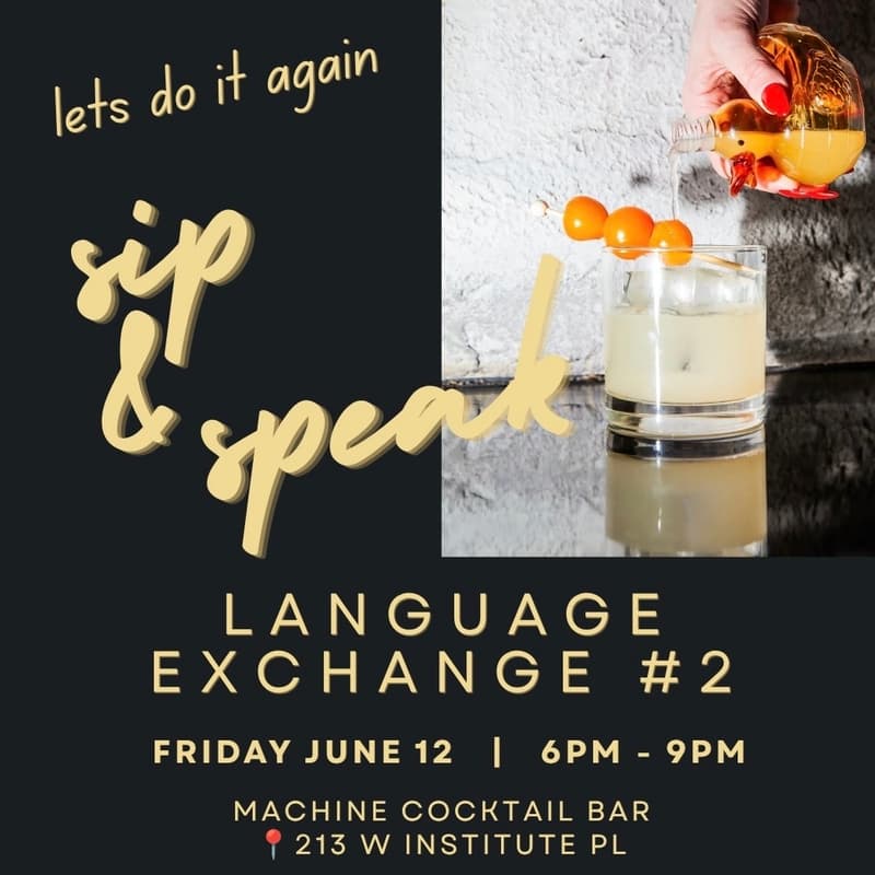 Cover Image for Sip & Speak #2: Chicago Language Exchange
