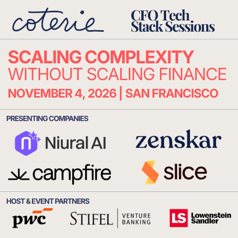 Cover Image for Coterie CFO Tech Stack Sessions