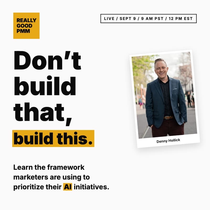 Cover Image for Don't Build That... A Framework on What To Build With AI for Marketers
