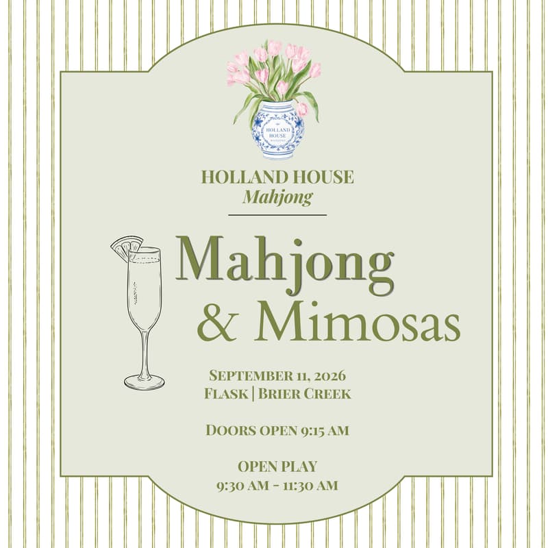 Cover Image for Mahjong & Mimosas | Holland House Mahjong