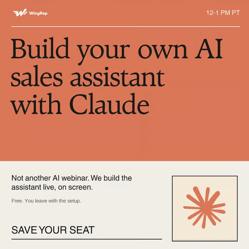 Cover Image for Build your own AI sales assistant with Claude