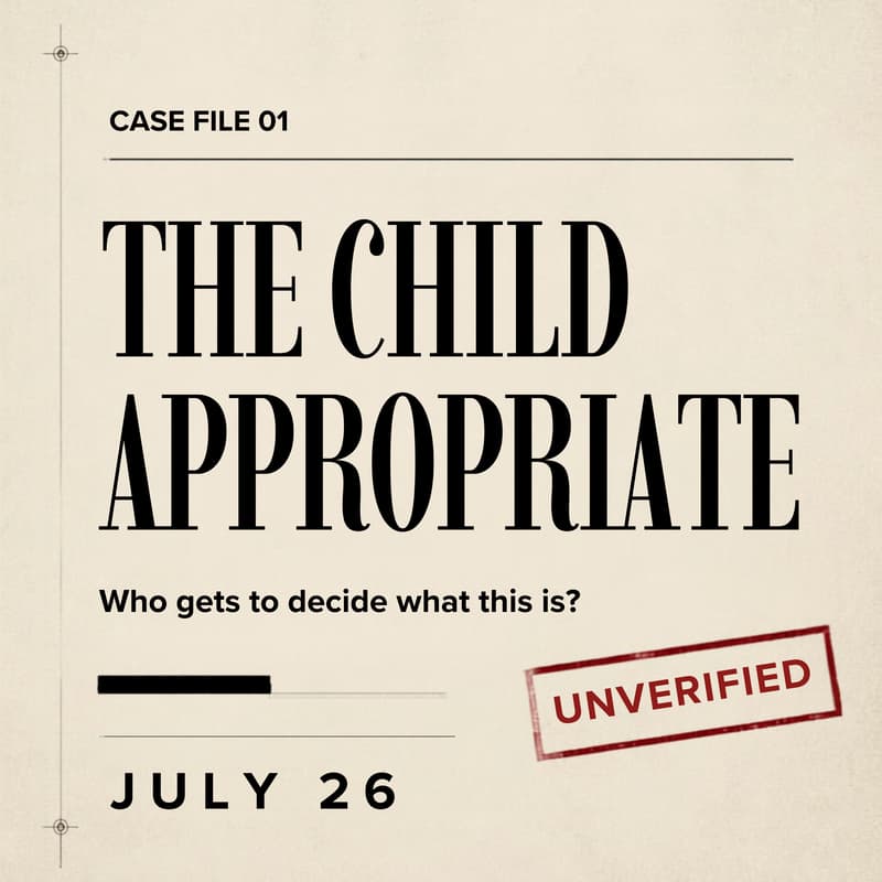 Cover Image for Who Gets to Decide? — Staged Reading: THE CHILD & APPROPRIATE