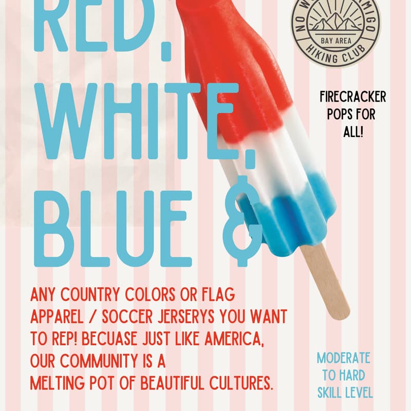 Cover Image for RED, WHITE & BLUE + MORE @ MISSION PEAK!