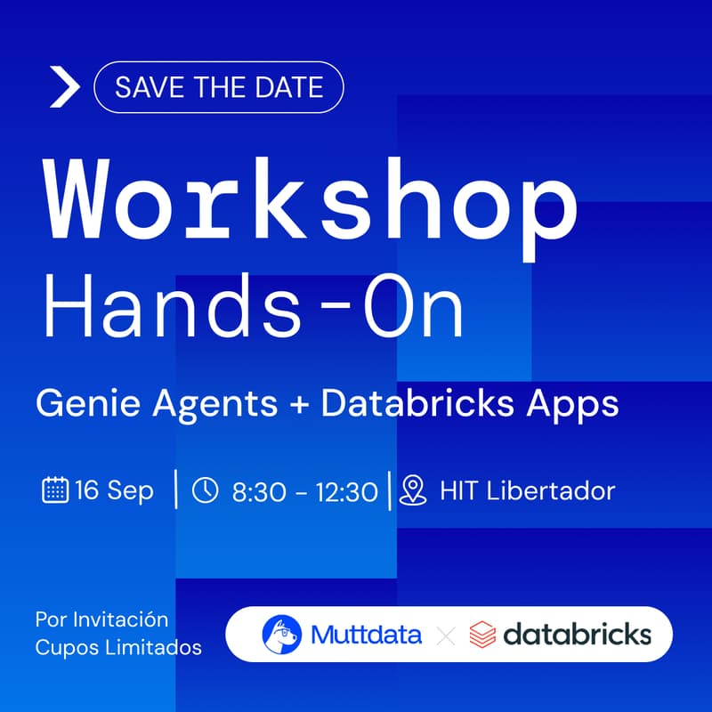 Cover Image for Workshop Hands - On: Genie Agents + Databricks Apps
