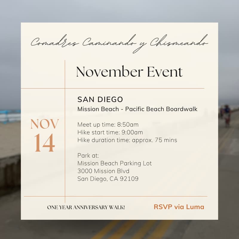 Cover Image for 11.14 | Mission Beach - Pacific Beach (SD Walk)