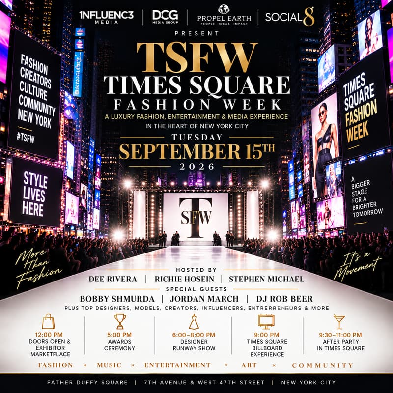 Cover Image for Time Square Fashion Week | Designer Showcase