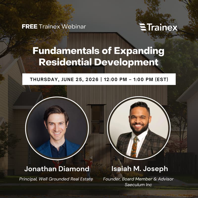 Cover Image for Fundamentals of Expanding Residential Development