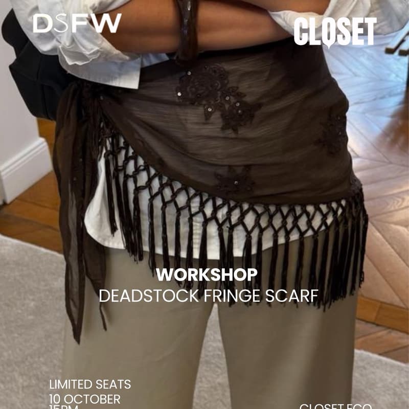 Cover Image for Fringe Scarf Workshop | Dutch Sustainable Fashion Week