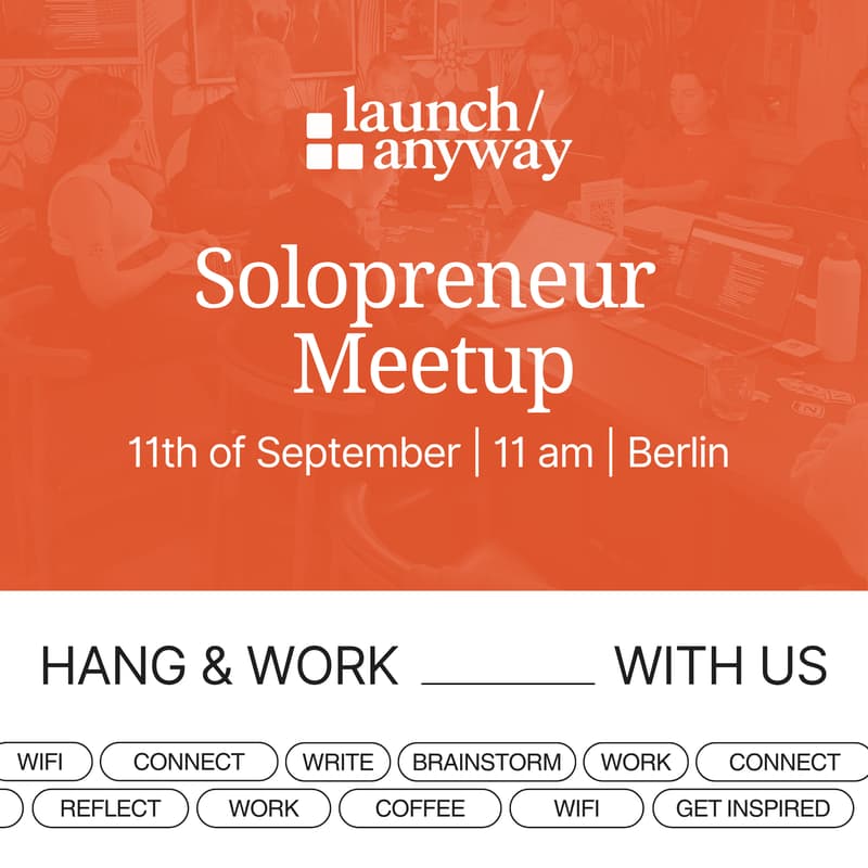 Cover Image for Solopreneur Meetup in Berlin