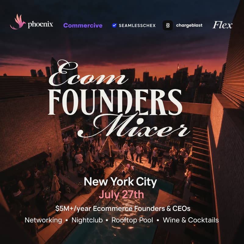 Cover Image for NYC Ecom Founder's Mixer at "Somewhere Nowhere", 7/27/2026