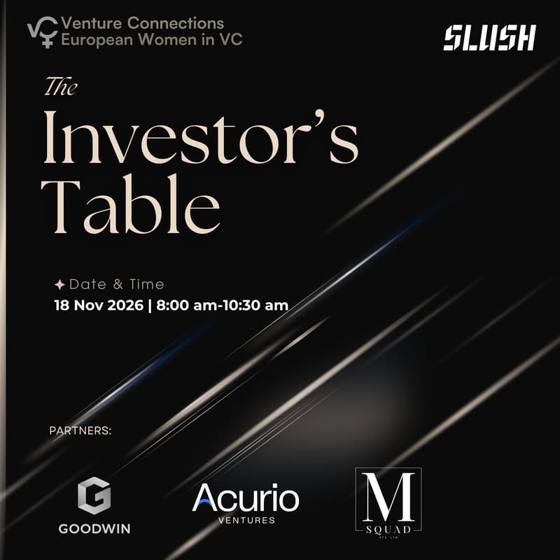 Cover Image for EWVC: 🇫🇮 SLUSH Investor Breakfast | Women & Male Allies in VC