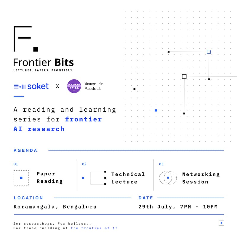Cover Image for Frontier Bits: AI Lectures and Papers 001 - Koramangala, Namma Bengaluru