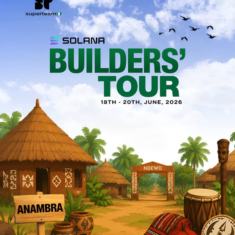Cover Image for SOLANA BUILDERS’ TOUR [ANAMBRA STATE]
