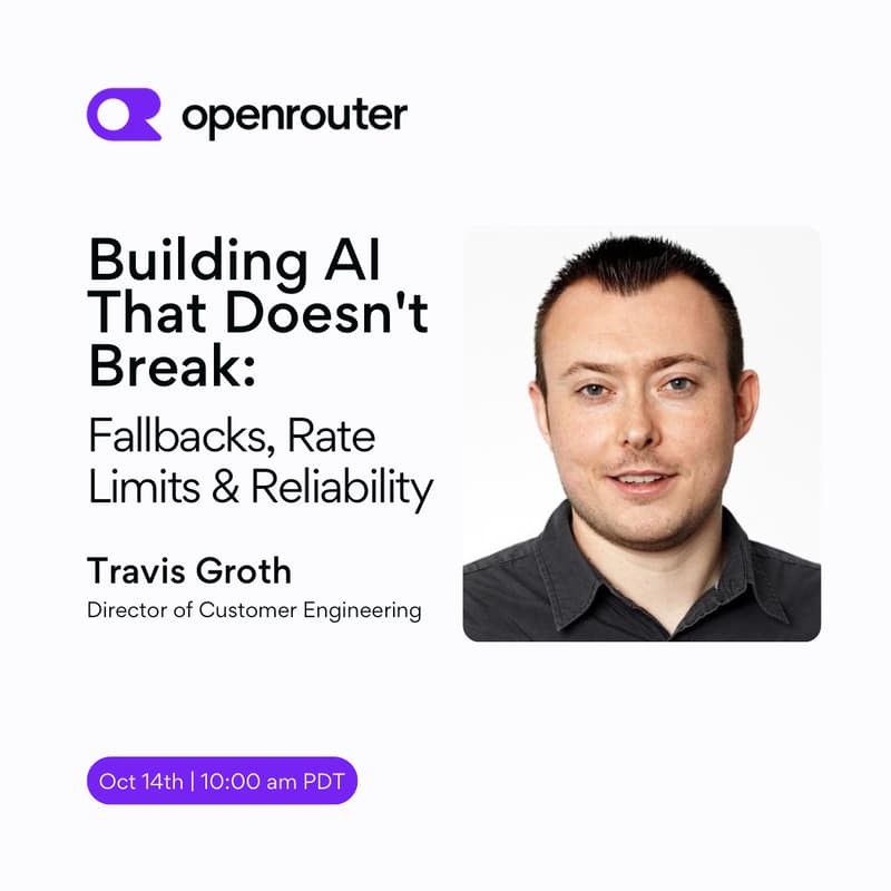 Cover Image for Building AI That Doesn't Break: Fallbacks, Rate Limits & Reliability