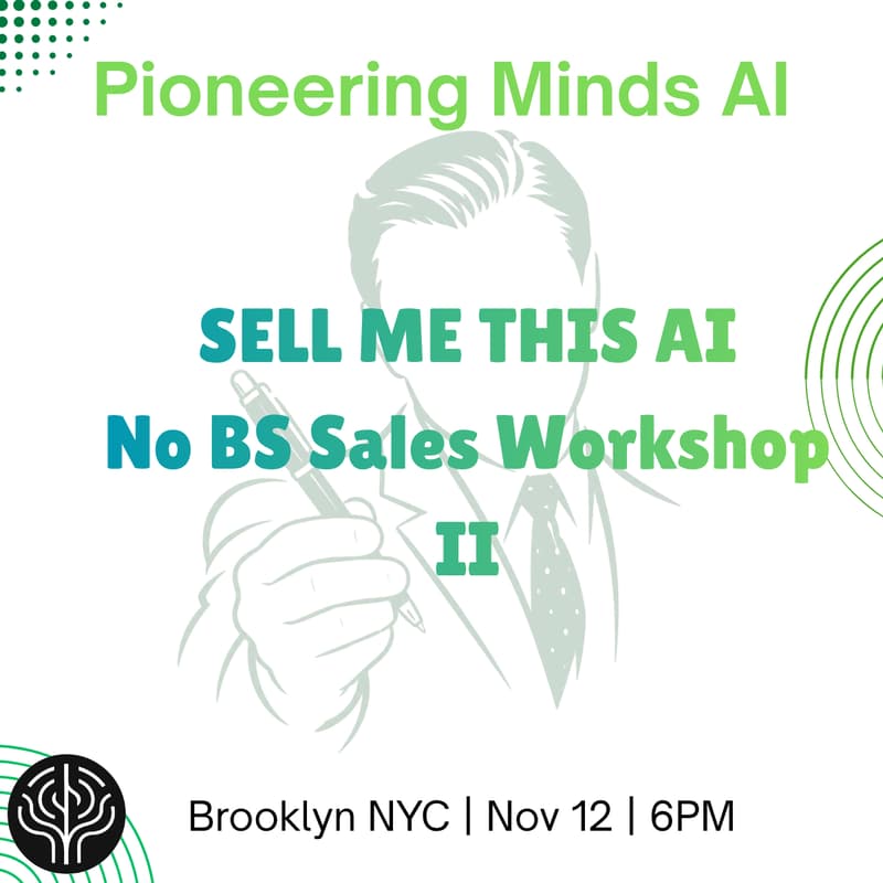 Cover Image for PMAI: Sell Me This AI - A No BS Sales Workshop