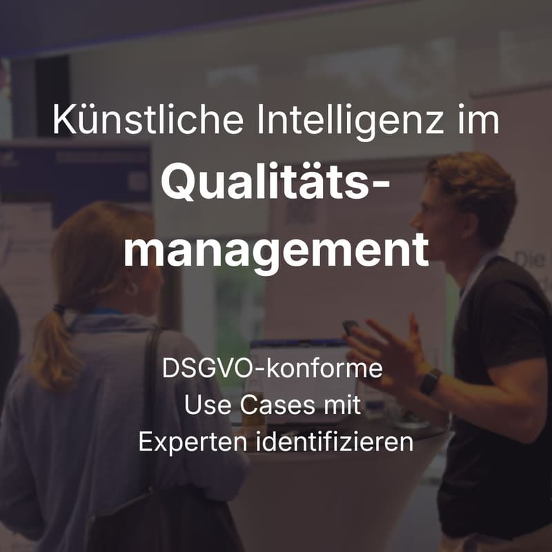 Cover Image for KI-Workshop für QM-Verantwortliche und Führungskräfte