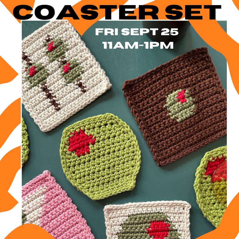 Cover Image for Olive You: Crochet Coaster Set